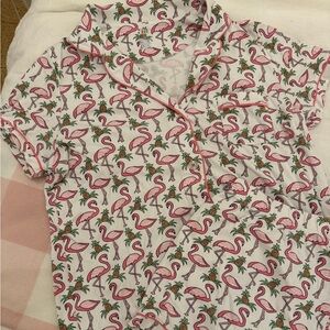 Roller Rabbit Pink Flamingo Pajamas